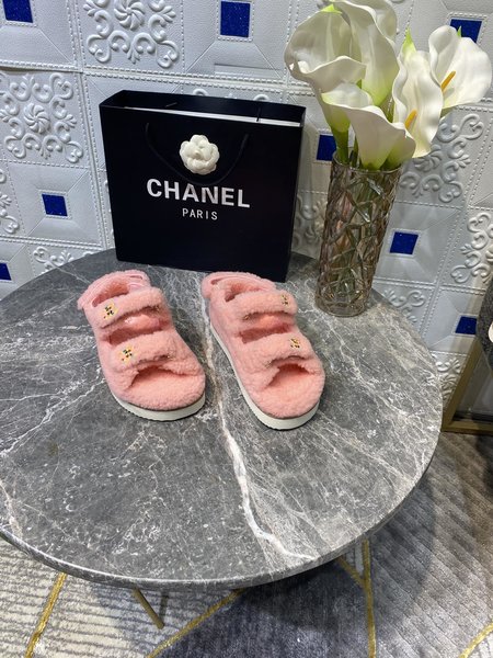 Chanel Wool velcro sandals