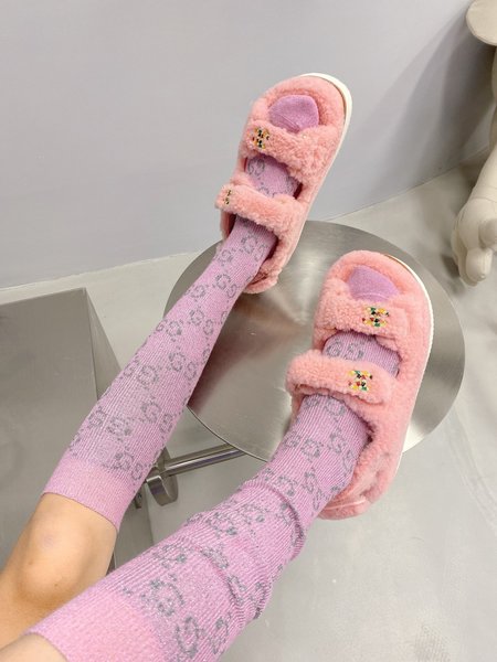 Chanel Fury Sandals CC Logo