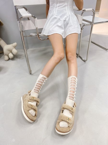 Chanel Fury Sandals CC Logo