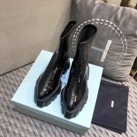 Prada Thick-soled short boots sole thickness 3cm