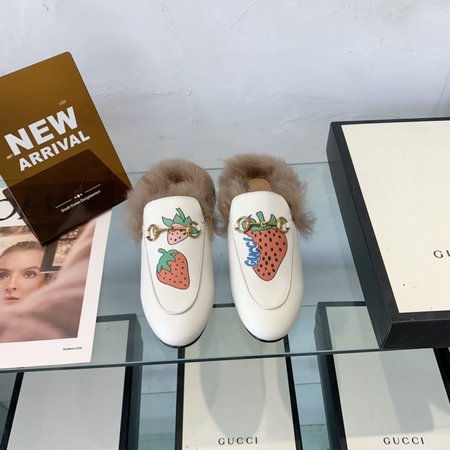 Gucci Classic horsebit wool slippers