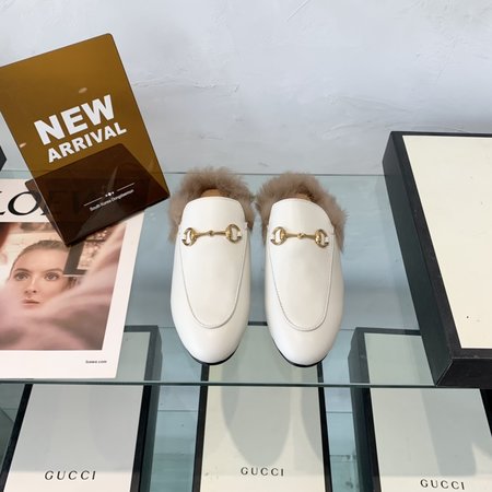 Gucci Classic horsebit wool slippers