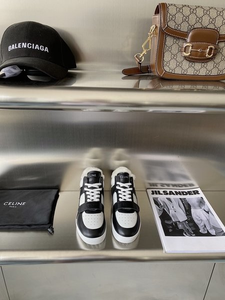 Celine High Top Velcro Sneakers