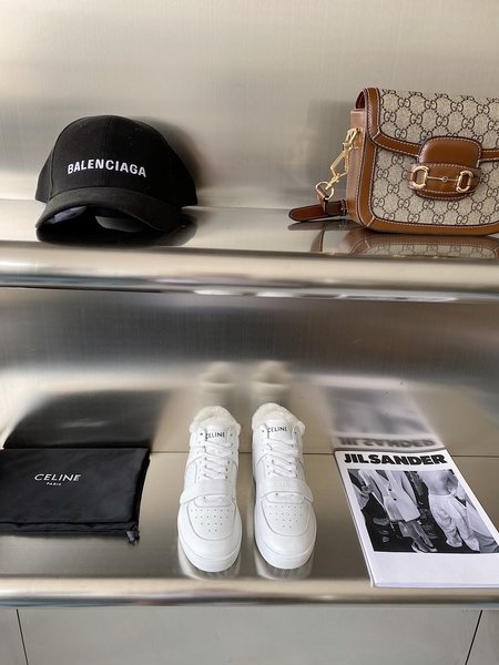 Celine High Top Velcro Sneakers