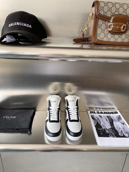 Celine High Top Velcro Sneakers