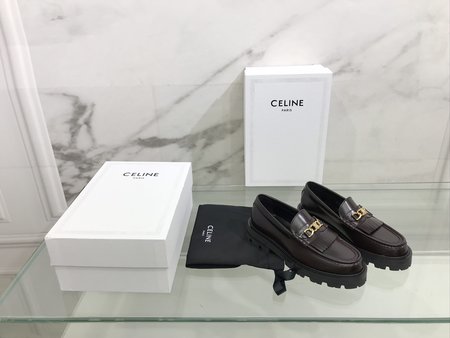 Celine Arc de Triomphe Tassel Platform Loafers