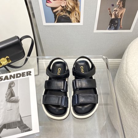 Chanel Velcro sandals