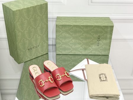 Gucci Horsebit slip-on half-slippers