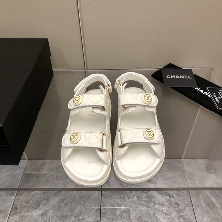 Chanel Velcro sandals