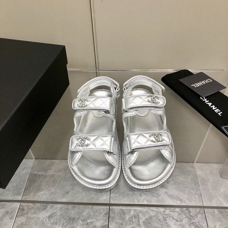 Chanel Velcro sandals