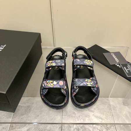 Chanel Velcro sandals