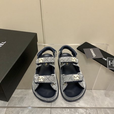 Chanel Velcro sandals