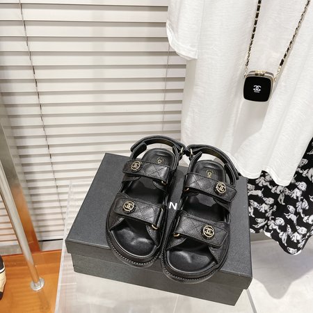 Chanel Velcro Sandals