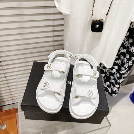 Chanel Velcro Sandals