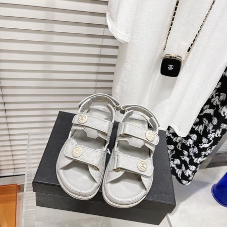 Chanel Velcro Sandals