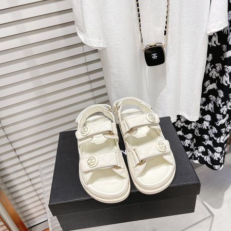 Chanel Velcro Sandals