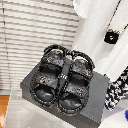 Chanel Velcro Sandals
