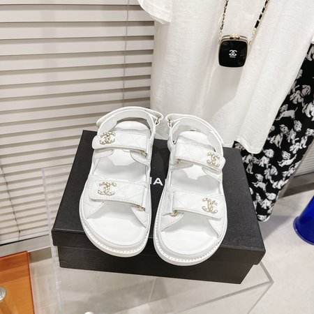Chanel Velcro Sandals
