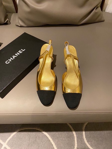 Chanel classic back sandals