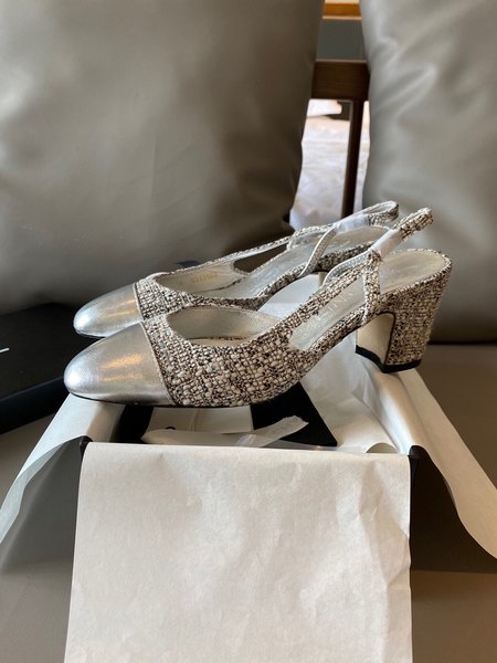 Chanel classic back sandals