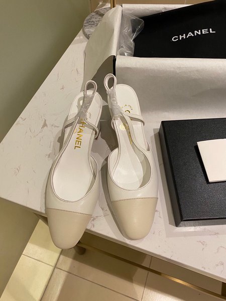 Chanel classic back sandals