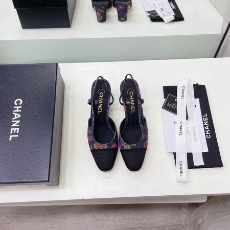 Chanel classic back sandals