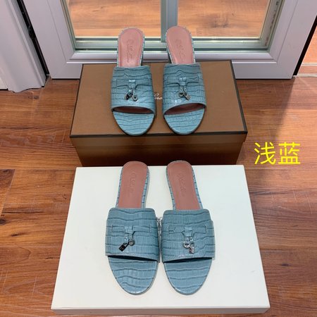 LP Slippers Cashmere Suede