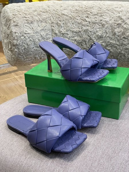 Bottega Veneta Handwoven Sheepskin Slippers