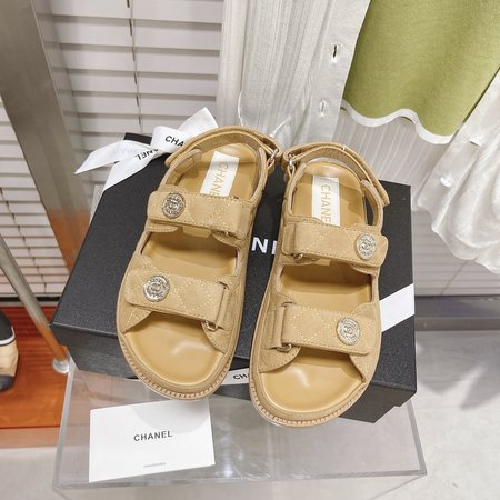 Chanel resort series women s slippers