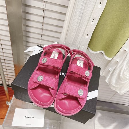 Chanel resort series women s slippers
