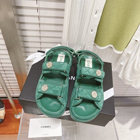 Chanel resort series women s slippers