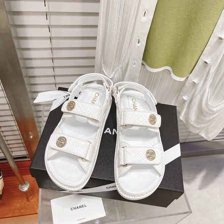 Chanel resort series women s slippers