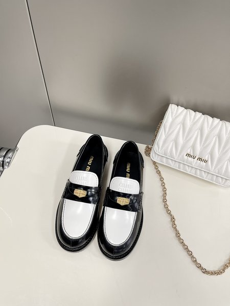 Miu Miu coin loafers