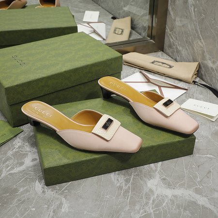 Gucci silk sandal slippers