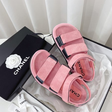 Chanel Classic Platform Velcro Sandals