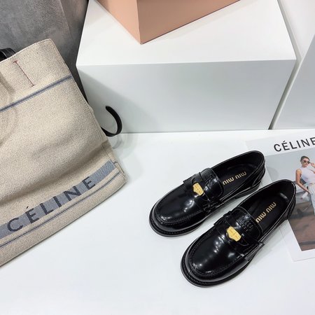 Miu Miu coin loafers