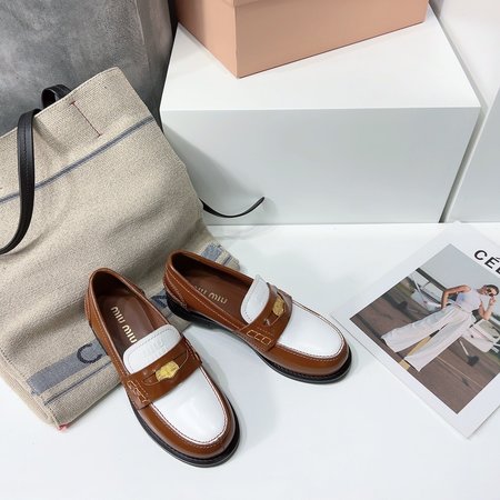 Miu Miu coin loafers