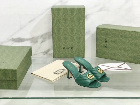 Gucci high heel slippers