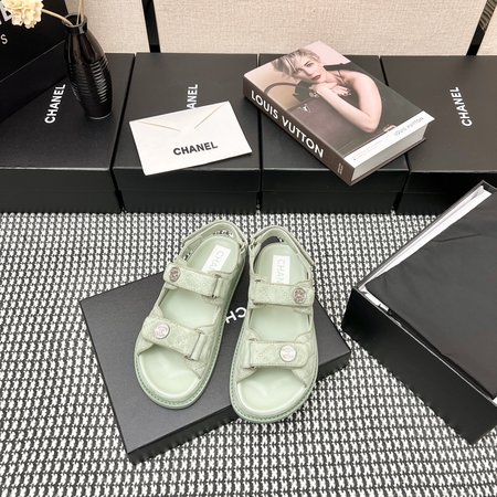 Chanel Velcro sandals