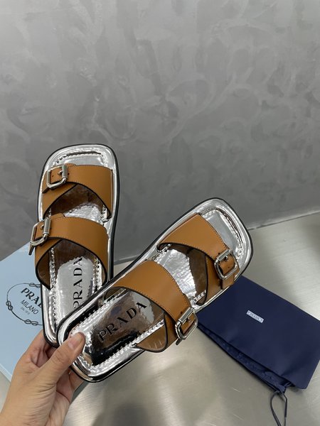 Prada beach sandals slippers