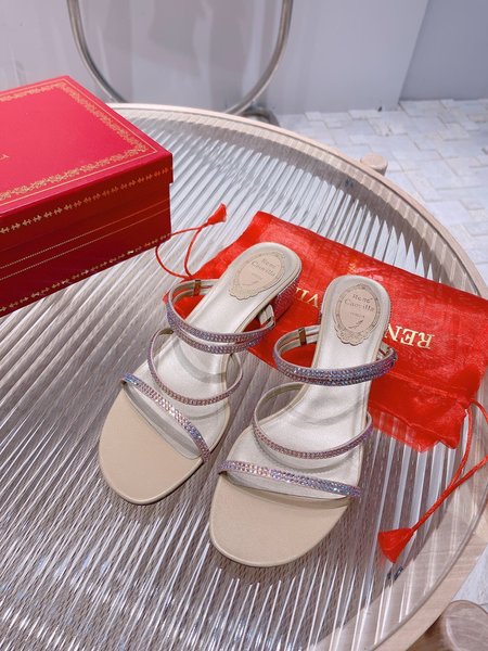 Christian Louboutine RC classic Cleo crystal hot diamond high-heeled sandals