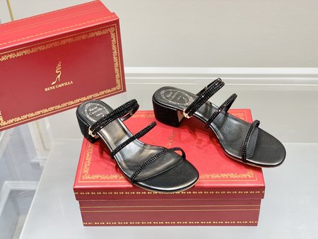 Christian Louboutine RC classic Cleo crystal hot diamond high-heeled sandals