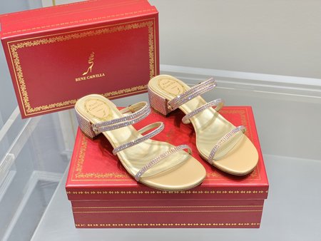 Christian Louboutine RC classic Cleo crystal hot diamond high-heeled sandals