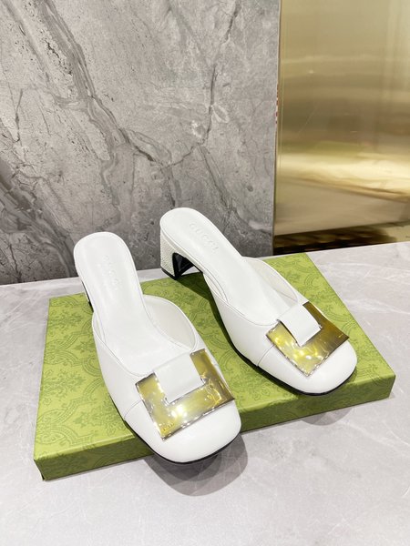 Gucci Muller Metal Buckle Slipper New