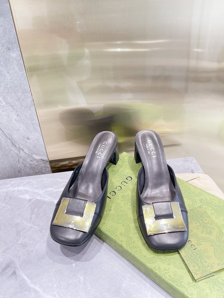Gucci Muller Metal Buckle Slipper New