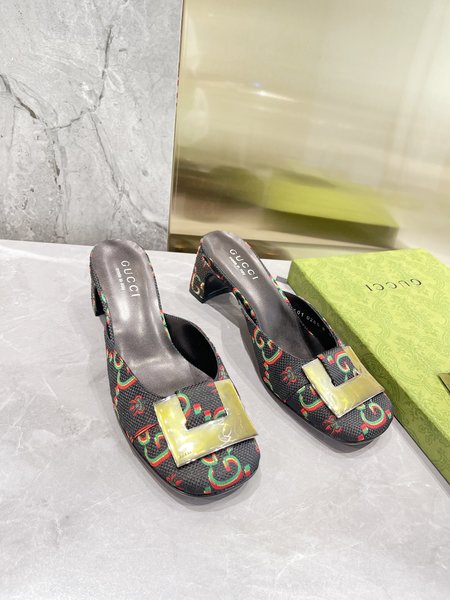 Gucci Muller Metal Buckle Slipper New