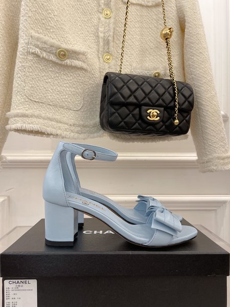 Chanel bow sandals