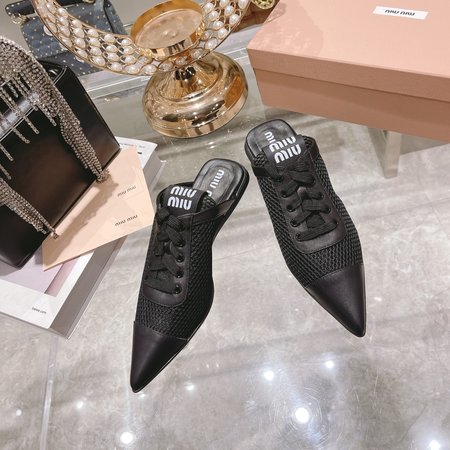 Miu Miu half slippers