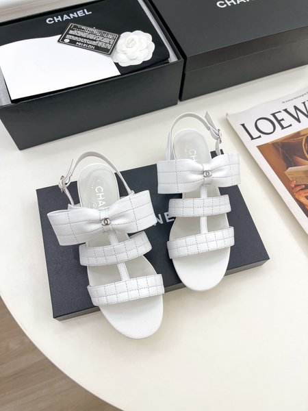 Chanel butterfly sandals