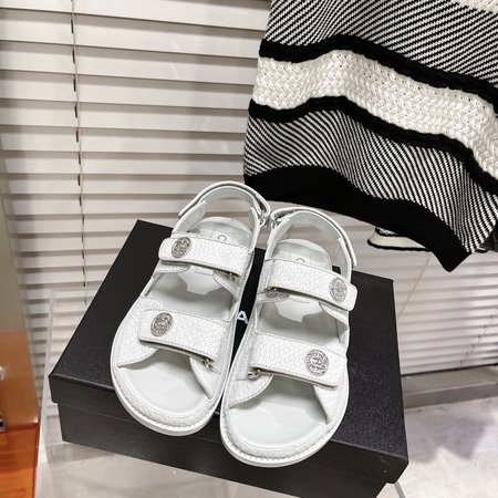 Chanel resort series women s slippers